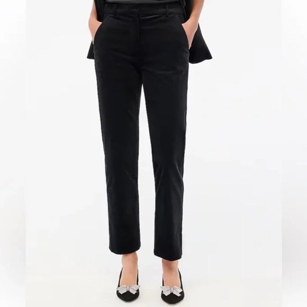 J. Crew Factory Velvet Kallie Pant 6